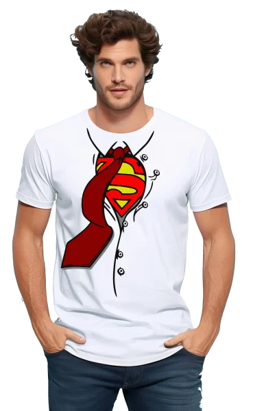 maglietta uomo festa del papà superman